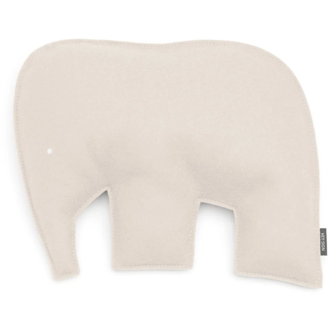 Hey-SIGN ELEFANT Kissen Mit Füllung - 40x30,5x7 Cm - Wollweiß 3 Hey-SIGN ELEFANT Kissen Mit Füllung - 40x30,5x7 Cm - Wollweiß