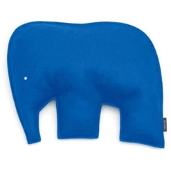 Hey-SIGN ELEFANT Kissen Mit Füllung - 40x30,5x7 Cm - Blau