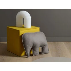 Hey-SIGN ELEFANT Kissen Mit Füllung - 40x30,5x7 Cm - Dunkelblau -Innendekorationen 467023 big 2