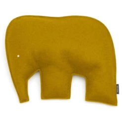 Hey-SIGN ELEFANT Kissen Mit Füllung - 40x30,5x7 Cm - Mustard