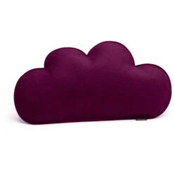 Hey-SIGN WOLKE Kissen Mit Füllung - 47,5x26x7 Cm - Aubergine