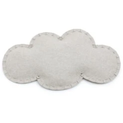 Hey-SIGN WOLKE Bodenkissen Mit Füllung - 95x55x13 Cm - Marmor