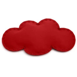 Hey-SIGN WOLKE Bodenkissen Mit Füllung - 95x55x13 Cm - Rot
