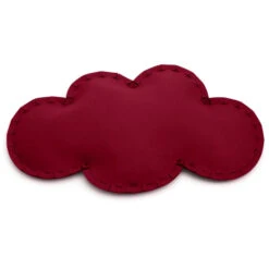 Hey-SIGN WOLKE Bodenkissen Mit Füllung - 95x55x13 Cm - Bordeaux