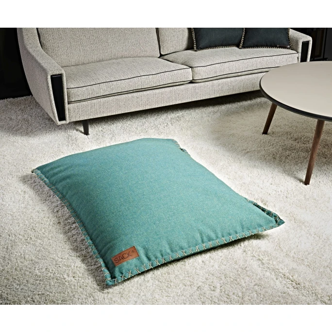 SACKit Cobana Beanbag Junior Sitzsack Indoor/Outdoor - 100x130 Cm - Petrol Melange 4 SACKit Cobana Beanbag Junior Sitzsack Indoor/Outdoor - 100x130 Cm - Petrol Melange – Bild 2