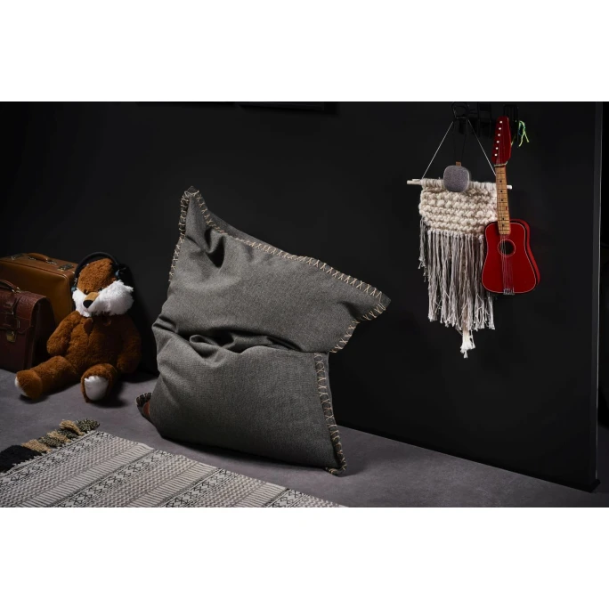 SACKit Cobana Beanbag Junior Sitzsack Indoor/Outdoor - 100x130 Cm - Petrol Melange 7 SACKit Cobana Beanbag Junior Sitzsack Indoor/Outdoor - 100x130 Cm - Petrol Melange – Bild 5