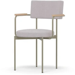 HK Living Dining Chair Stuhl Mit Armlehnen - 56x54x81 Cm - Kidstone