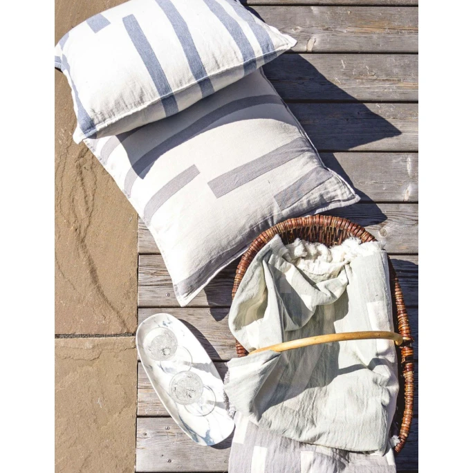 Elvang Lyme Grass Kissenhülle - 50x50 Cm - Grey 4 Elvang Lyme Grass Kissenhülle - 50x50 Cm - Grey – Bild 2