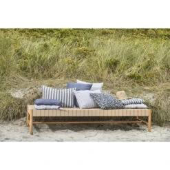 Södahl Melange Sitzkissen - 4er Set - 4 Stück à 40x40 Cm - Höhe: 5 Cm - Indigo -Innendekorationen 475747 big 2