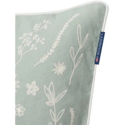 Lexington Logo Flower Embroidered Kissenhülle - 50x50 Cm - Green/white 12 Lexington Logo Flower Embroidered Kissenhülle - 50x50 Cm - Green/white -Innendekorationen 478211 big 2