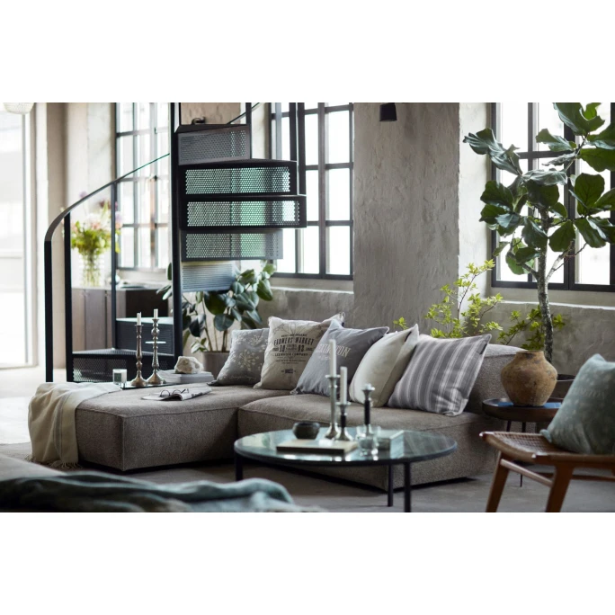 Lexington Logo Flower Embroidered Kissenhülle - 50x50 Cm - Green/white 8 Lexington Logo Flower Embroidered Kissenhülle - 50x50 Cm - Green/white – Bild 6