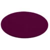 Hey-SIGN Sitzauflage Rund Aus Naturfilz - 4er Set - 4er Set - Größe Ø 35 Cm - Aubergine