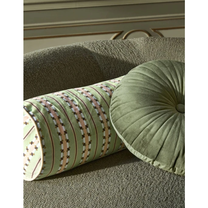 Essenza Iva Nackenrolle - Ø 22 Cm - Länge: 50 Cm - Jade Green 4 Essenza Iva Nackenrolle - Ø 22 Cm - Länge: 50 Cm - Jade Green – Bild 2