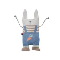 David Fussenegger JUWEL Hase Körnerkissen - 16x29 Cm - Mittelblau