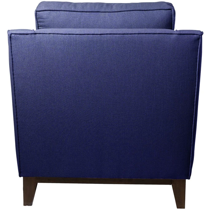 Fink Living STUART Sessel In Leinenoptik - B 84 Cm - H 94 Cm - T 100 Cm - Blau 5 Fink Living STUART Sessel In Leinenoptik - B 84 Cm - H 94 Cm - T 100 Cm - Blau – Bild 3