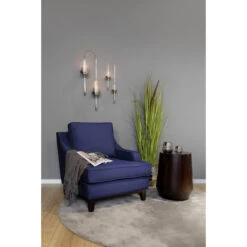 Fink Living STUART Sessel In Leinenoptik - B 84 Cm - H 94 Cm - T 100 Cm - Blau 15 Fink Living STUART Sessel In Leinenoptik - B 84 Cm - H 94 Cm - T 100 Cm - Blau -Innendekorationen 483723 big 6