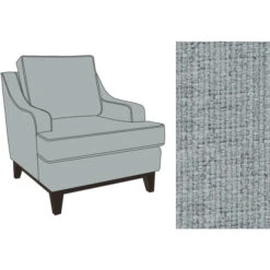 Fink Living STUART Sessel In Leinenoptik - B 84 Cm - H 94 Cm - T 100 Cm - Mint 13 Fink Living STUART Sessel In Leinenoptik - B 84 Cm - H 94 Cm - T 100 Cm - Mint -Innendekorationen 483725 big 4