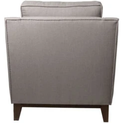 Fink Living STUART Sessel In Leinenoptik - B 84 Cm - H 94 Cm - T 100 Cm - Stone -Innendekorationen 483729 big 2