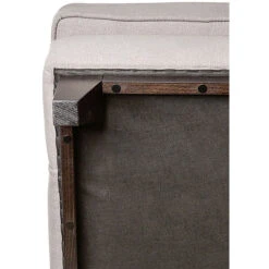 Fink Living STUART Sessel In Leinenoptik - B 84 Cm - H 94 Cm - T 100 Cm - Creme -Innendekorationen 483730 big 5