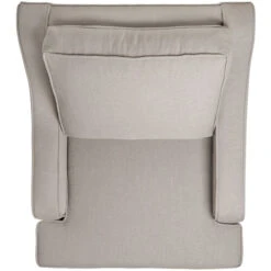 Fink Living STUART Sessel In Leinenoptik - B 84 Cm - H 94 Cm - T 100 Cm - Taupe -Innendekorationen 483731 big 3