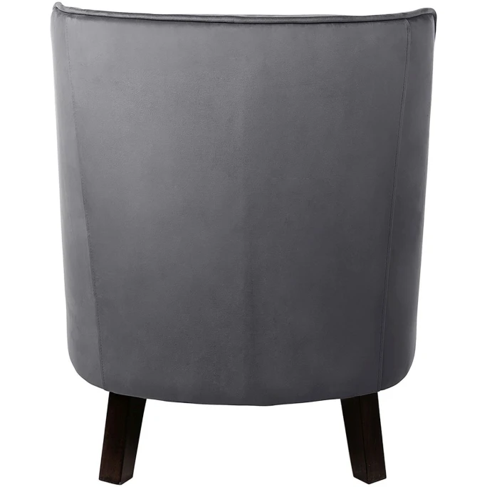 Fink Living DAVE Velvet Sessel - B 67 Cm - H 81 Cm - T 63 Cm - Grau 5 Fink Living DAVE Velvet Sessel - B 67 Cm - H 81 Cm - T 63 Cm - Grau – Bild 3