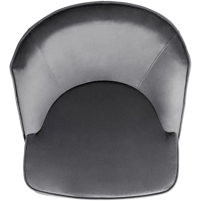 Fink Living DAVE Velvet Sessel - B 67 Cm - H 81 Cm - T 63 Cm - Grau 6 Fink Living DAVE Velvet Sessel - B 67 Cm - H 81 Cm - T 63 Cm - Grau – Bild 4