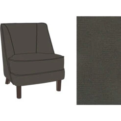 Fink Living DAVE Velvet Sessel - B 67 Cm - H 81 Cm - T 63 Cm - Stone -Innendekorationen 483736 big 4