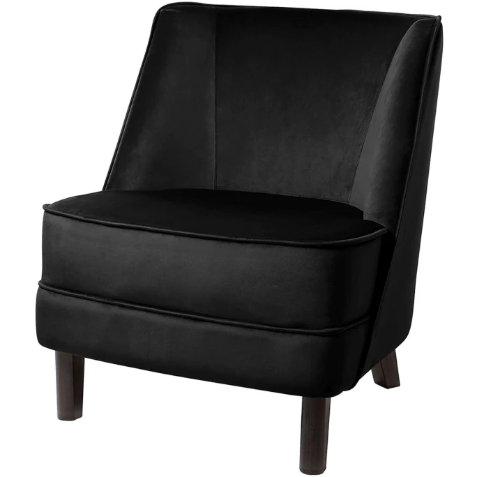 Fink Living DAVE Velvet Sessel - B 67 Cm - H 81 Cm - T 63 Cm - Schwarz 3 Fink Living DAVE Velvet Sessel - B 67 Cm - H 81 Cm - T 63 Cm - Schwarz