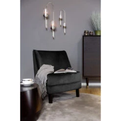 Fink Living DAVE Velvet Sessel - B 67 Cm - H 81 Cm - T 63 Cm - Schwarz 15 Fink Living DAVE Velvet Sessel - B 67 Cm - H 81 Cm - T 63 Cm - Schwarz -Innendekorationen 483737 big 6