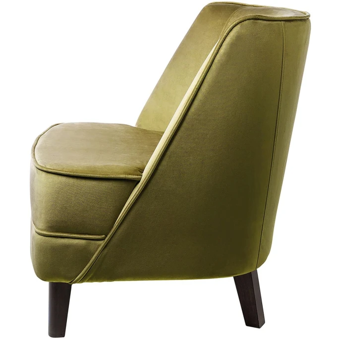 Fink Living DAVE Velvet Sessel - B 67 Cm - H 81 Cm - T 63 Cm - Senf 4 Fink Living DAVE Velvet Sessel - B 67 Cm - H 81 Cm - T 63 Cm - Senf – Bild 2