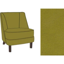 Fink Living DAVE Velvet Sessel - B 67 Cm - H 81 Cm - T 63 Cm - Senf 13 Fink Living DAVE Velvet Sessel - B 67 Cm - H 81 Cm - T 63 Cm - Senf -Innendekorationen 483738 big 4