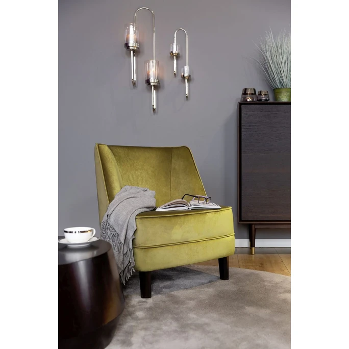 Fink Living DAVE Velvet Sessel - B 67 Cm - H 81 Cm - T 63 Cm - Senf 9 Fink Living DAVE Velvet Sessel - B 67 Cm - H 81 Cm - T 63 Cm - Senf – Bild 7