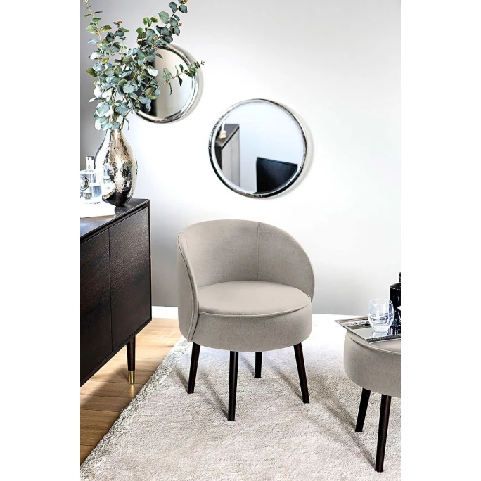 Fink Living ELLIS Melange Polsterstuhl - B 59 Cm - H 71 Cm - T 57 Cm - Beige - Meliert 8 Fink Living ELLIS Melange Polsterstuhl - B 59 Cm - H 71 Cm - T 57 Cm - Beige - Meliert – Bild 6