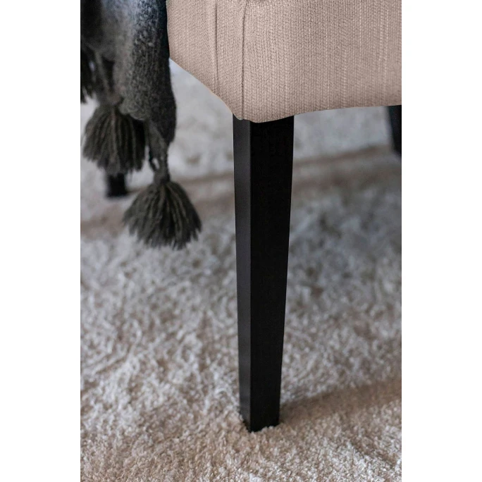 Fink Living DAVID Melange Polsterstuhl Mit Armlehnen - B 60 Cm - H 95 Cm - T 63 Cm - Rose 10 Fink Living DAVID Melange Polsterstuhl Mit Armlehnen - B 60 Cm - H 95 Cm - T 63 Cm - Rose – Bild 8