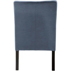 Fink Living DAVID Melange Polsterstuhl Mit Armlehnen - B 60 Cm - H 95 Cm - T 63 Cm - Blau -Innendekorationen 483868 big 2