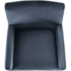 Fink Living DAVID Melange Polsterstuhl Mit Armlehnen - B 60 Cm - H 95 Cm - T 63 Cm - Blau -Innendekorationen 483868 big 3