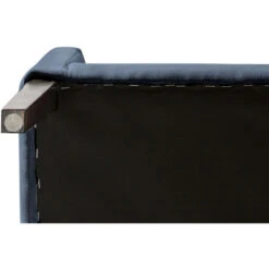 Fink Living DAVID Melange Polsterstuhl Mit Armlehnen - B 60 Cm - H 95 Cm - T 63 Cm - Blau -Innendekorationen 483868 big 4