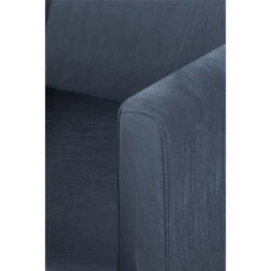 Fink Living DAVID Melange Polsterstuhl Mit Armlehnen - B 60 Cm - H 95 Cm - T 63 Cm - Blau -Innendekorationen 483868 big 6