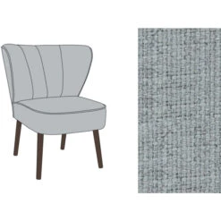 Fink Living BRADY Polsterstuhl In Leinenoptik - B 67 Cm - H 76 Cm - T 67 Cm - Mint -Innendekorationen 483928 big 4