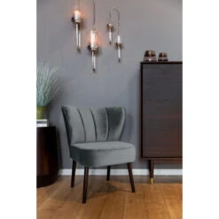 Fink Living BRADY Magic Velvet Polsterstuhl - B 67 Cm - H 76 Cm - T 67 Cm - Dunkelgrau 13 Fink Living BRADY Magic Velvet Polsterstuhl - B 67 Cm - H 76 Cm - T 67 Cm - Dunkelgrau -Innendekorationen 483938 big 5