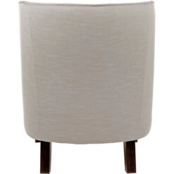 Fink Living DAVE Sessel In Leinenoptik - B 67 Cm - H 81 Cm - T 63 Cm - Rose -Innendekorationen 483960 big 2