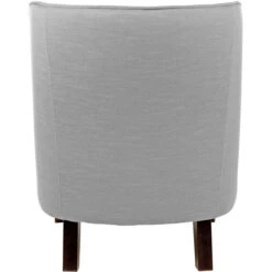 Fink Living DAVE Sessel In Leinenoptik - B 67 Cm - H 81 Cm - T 63 Cm - Hellgrau -Innendekorationen 483964 big 2