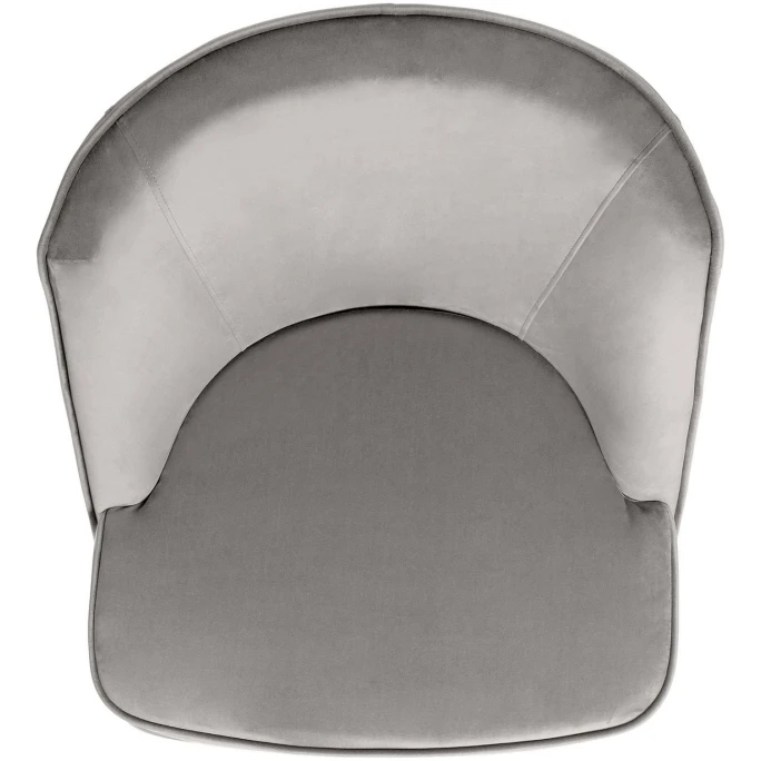 Fink Living DAVE Magic Velvet Sessel - B 67 Cm - H 81 Cm - T 63 Cm - Hellgrau 6 Fink Living DAVE Magic Velvet Sessel - B 67 Cm - H 81 Cm - T 63 Cm - Hellgrau – Bild 4