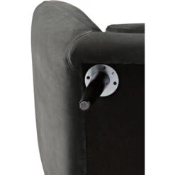 Fink Living AUDRY Velvet Sessel - B 97 Cm - H 83 Cm - T 81 Cm - Grau -Innendekorationen 484001 big 4