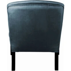 Fink Living COLIN Velvet Sessel - B 73 Cm - H 83 Cm - T 94 Cm - Petrol -Innendekorationen 484015 big 2