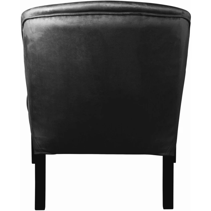 Fink Living COLIN Velvet Sessel - B 73 Cm - H 83 Cm - T 94 Cm - Schwarz 5 Fink Living COLIN Velvet Sessel - B 73 Cm - H 83 Cm - T 94 Cm - Schwarz – Bild 3