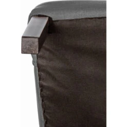 Fink Living COLIN Sessel In Leinenoptik - B 73 Cm - H 83 Cm - T 94 Cm - Mittelgrau -Innendekorationen 484027 big 5