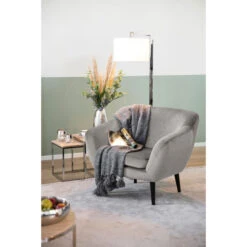 Fink Living AUDRY Magic Velvet Sessel - B 97 Cm - H 83 Cm - T 81 Cm - Zink -Innendekorationen 484035 big 5
