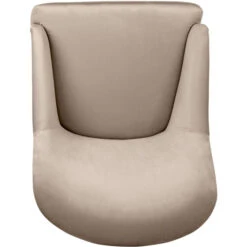 Fink Living COLIN Magic Velvet Sessel - B 73 Cm - H 83 Cm - T 94 Cm - Creme -Innendekorationen 484038 big 4
