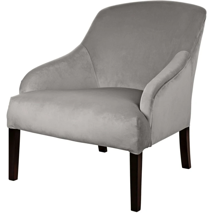 Fink Living COLIN Magic Velvet Sessel - B 73 Cm - H 83 Cm - T 94 Cm - Hellgrau 3 Fink Living COLIN Magic Velvet Sessel - B 73 Cm - H 83 Cm - T 94 Cm - Hellgrau